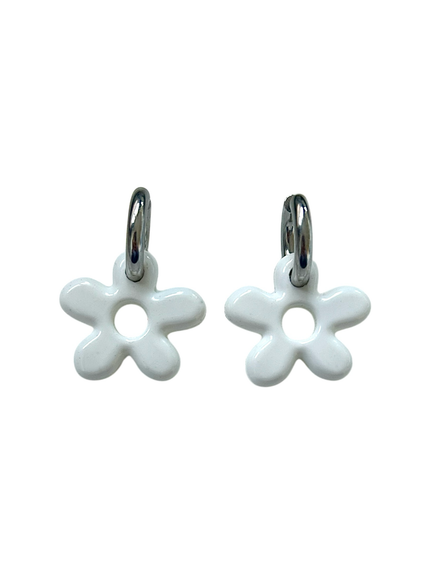 Oorbellen Flores zilver (pair)