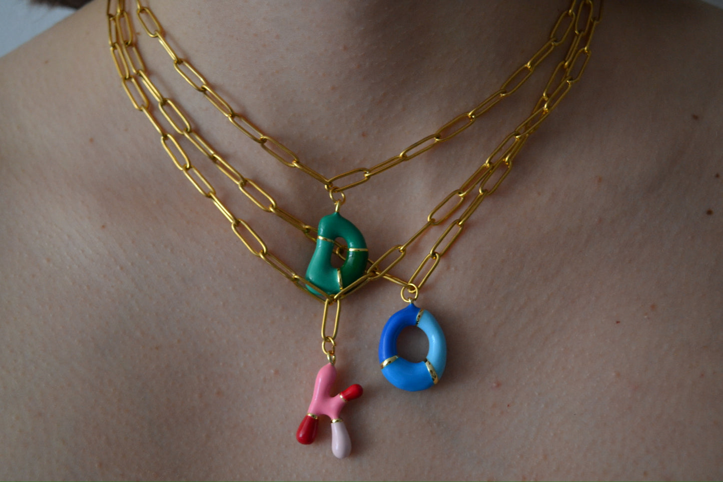 Ketting Maura roze