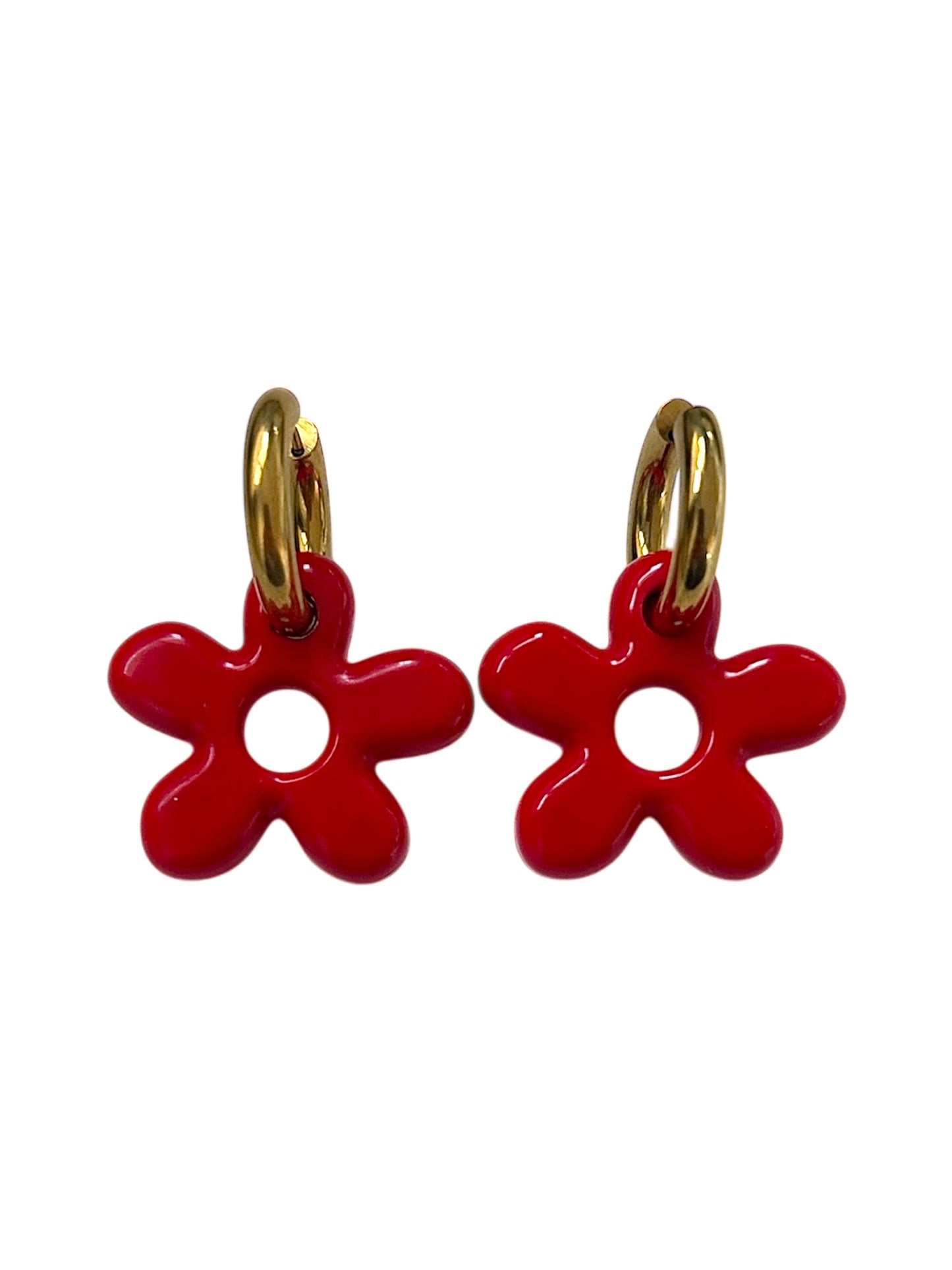Oorbellen Flores goud (pair)