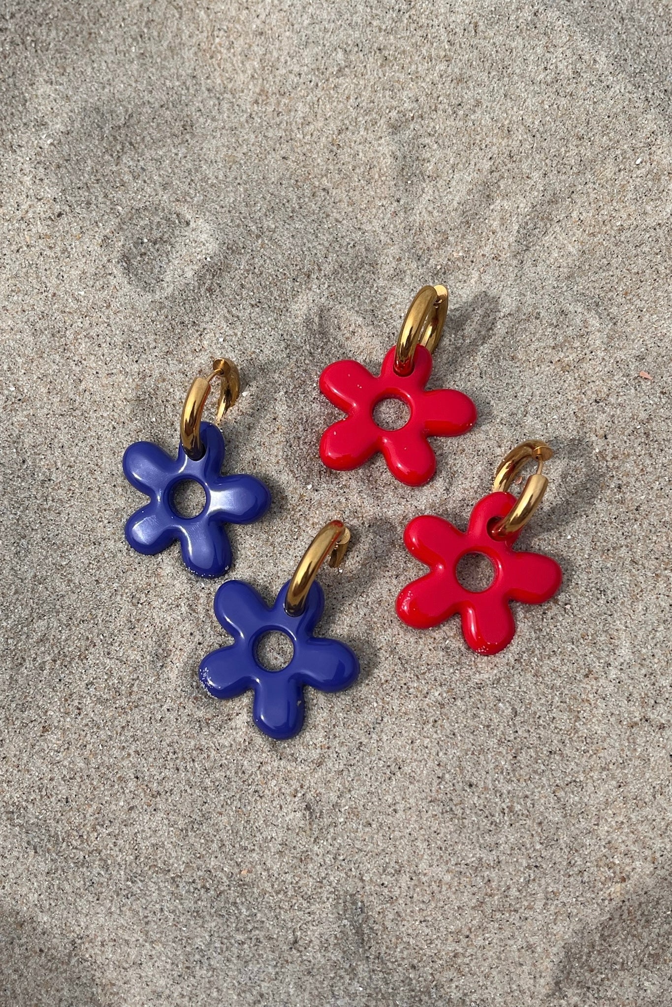 Oorbellen Flores goud (pair)
